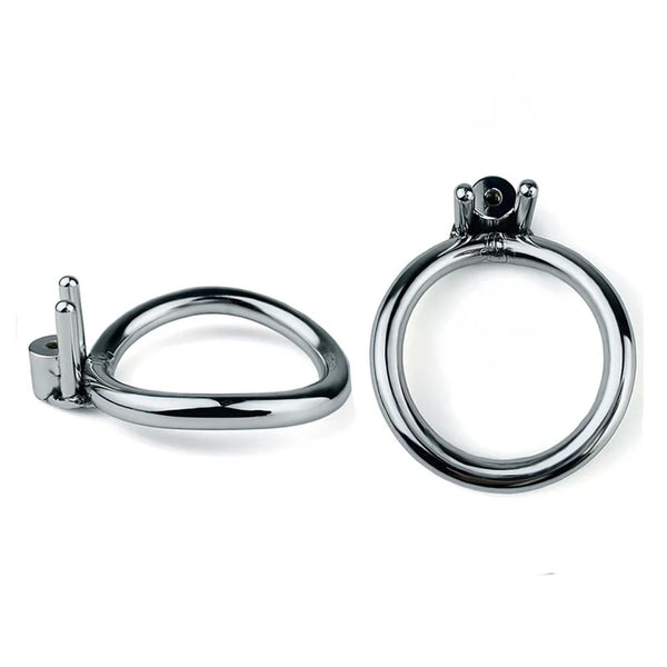 Long-Term Wear Lock Stainless Steel Chastity Cage for Men,BDSM Penis Device with Locking Ring