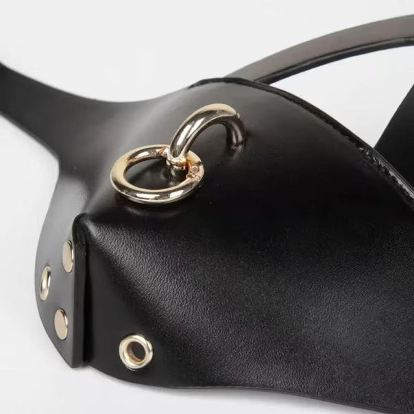 Handmade Leather Puppy Play Mask: BDSM Cosplay