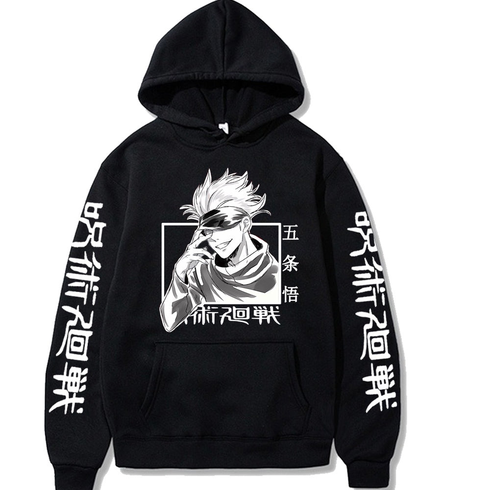 Anime Print Streetwear Oversized Hoodie Harajuku Unisex