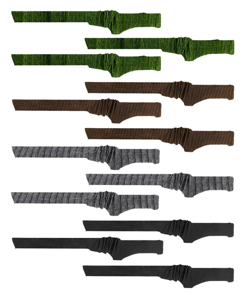 54" Gun Socks Silicone Anti Rust Thick Gun Sleeve 4 inch Knit Gun Socks with Drawstring Closure Bulk Pack for Long Guns Tactical