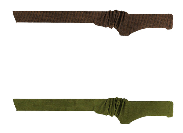 Gun Socks for Rifles and Shotguns Mixed Color 54 inch Silicone-Treated Knit Rifle Gun Sock Gun Sleeve for Storage, Anti-Rust, Drawstring Closure