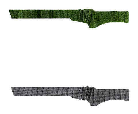 Extra-Thick Gun Socks for Rifles with Scope, 54 inch Silicone-Treated Knit Rifle Gun Sock Gun Sleeve for Storage, Anti-Rust, Drawstring Closure