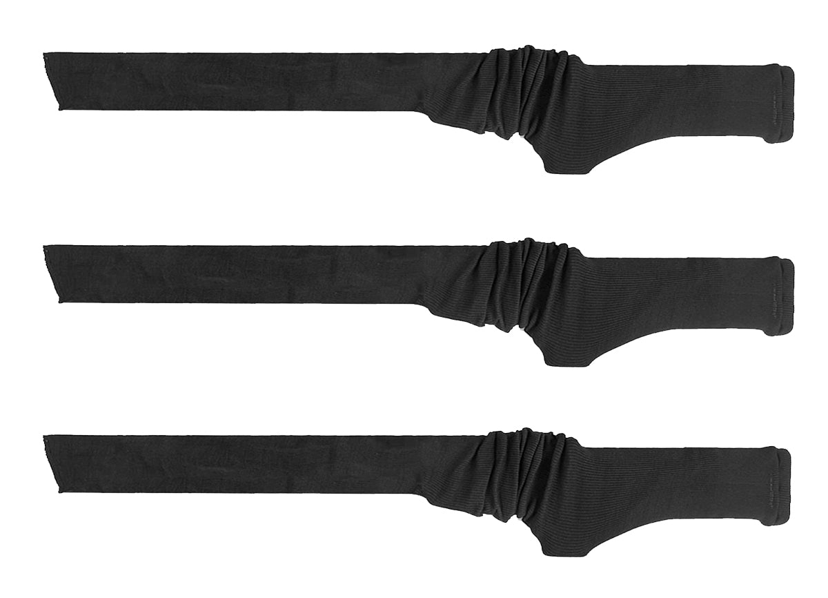 Gun Sock Silicone Treated Knit Gun Socks for Rifles and Shotguns, 54 x 4 Inches Elastic Design of Rifle Sock Sleeve, 3Pcs Fits Tactical Gun