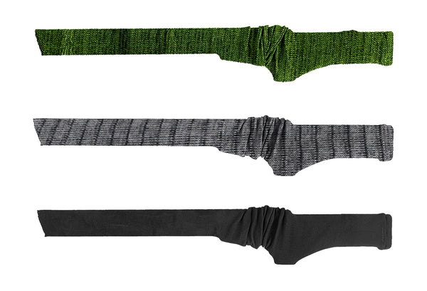 Gun Socks for Rifles and Shotguns Mixed Color 54 inch Silicone-Treated Knit Rifle Gun Sock Gun Sleeve for Storage, Anti-Rust, Drawstring Closure