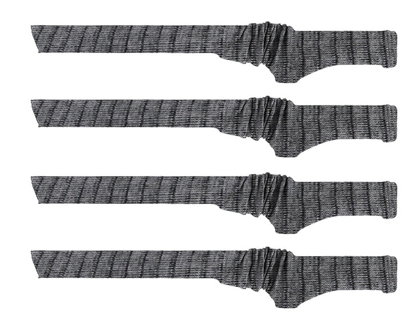 Gun Sock Silicone Treated Knit Gun Socks for Rifles and Shotguns, 54 x 4 Inches Elastic Design of Rifle Sock Sleeve, 4Pcs Fits Tactical Gun and Rifle with Scopes