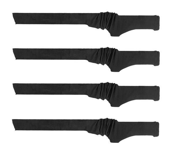 Silicone Treated Gun Sock for Rifles/Shotguns, Black 54" x 4", Large Rifle Case Gun Bag Gun Case for Rifles with Scopes