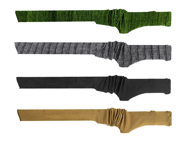Gun Socks for Rifles and Shotguns Mixed Color 54 inch Silicone-Treated Knit Rifle Gun Sock Gun Sleeve for Storage, Anti-Rust, Drawstring Closure