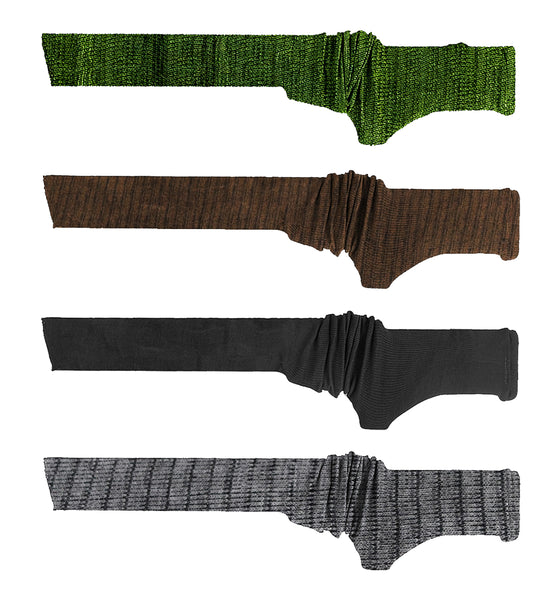54 x 6 inch Gun Socks for Rifles and Shotguns Silicone Anti Rust Thick Gun Sleeve Knit Gun Socks with Drawstring Closure Bulk Pack