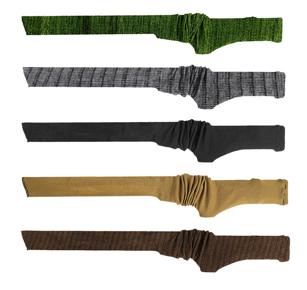 Gun Socks for Rifles and Shotguns Mixed Color 54 inch Silicone-Treated Knit Rifle Gun Sock Gun Sleeve for Storage, Anti-Rust, Drawstring Closure