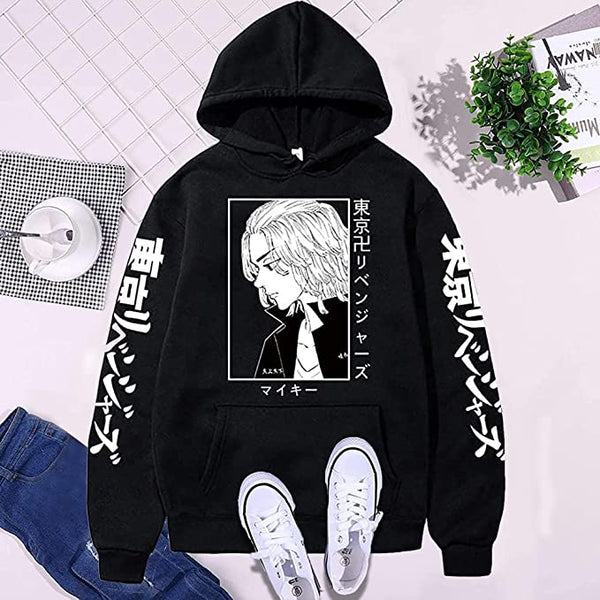 Tokyo Revenger Hoodie Anime Printed Pullover Hooded Sweatshirt Outerwear Jacket Costume for Men and Women