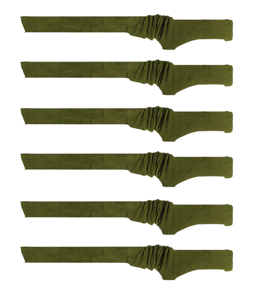 54 Inches Knit Gun Sock for Rifle and Shotguns,Greens Anti-Rust, Silicone Treated, Drawstring Closure