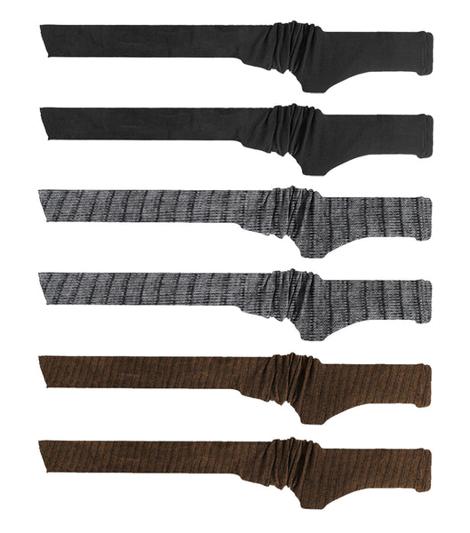 6 Mixed-color 54” Silicone-Treated Gun Socks for Rifles and Shotguns,Anti-rust Tactical Accessories Drawstring Closure