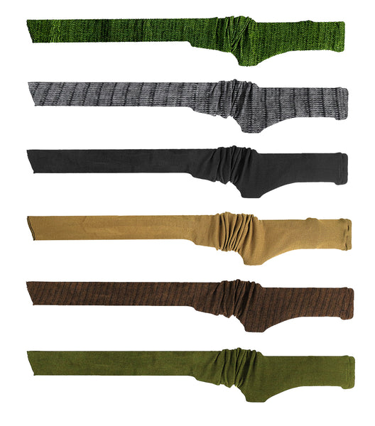 Gun Socks for Rifles and Shotguns Mixed Color 54 inch Silicone-Treated Knit Rifle Gun Sock Gun Sleeve for Storage, Anti-Rust, Drawstring Closure