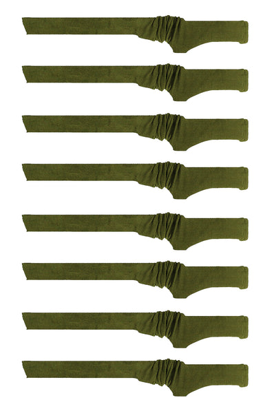 54 Inches Knit Gun Sock for Rifle and Shotguns,Greens Anti-Rust, Silicone Treated, Drawstring Closure