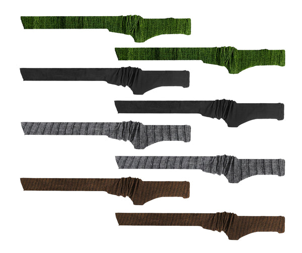 8-Pack Extra Thick Gun Socks for Rifles and Shotguns, Silicone-Treated Gun Sock, 48/54” Knit Rifle Sock Gun Sleeve for Storage