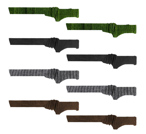 8-Pack Extra Thick Gun Socks for Rifles and Shotguns, Silicone-Treated Gun Sock, 48/54” Knit Rifle Sock Gun Sleeve for Storage