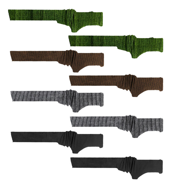 48" Gun Socks Silicone Anti Rust Thick Gun Sleeve 6 inch Knit Gun Socks with Drawstring Closure Bulk Pack for Long Guns Tactical