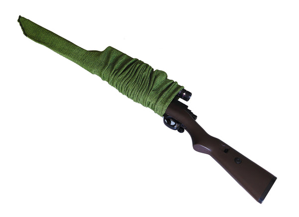 Gun Socks for Rifles and Shotguns Mixed Color 54 inch Silicone-Treated Knit Rifle Gun Sock Gun Sleeve for Storage, Anti-Rust, Drawstring Closure