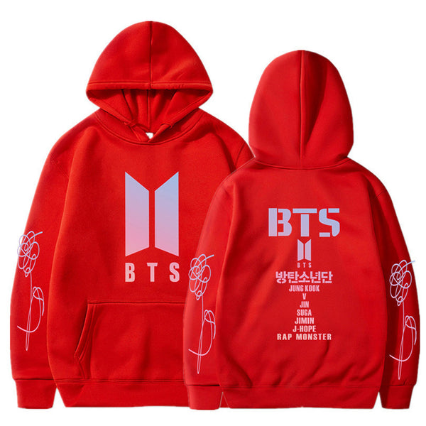 K-pop Hoodie Teen Pullover Fashion Casual Hoodie Men's and Women's Hoodie