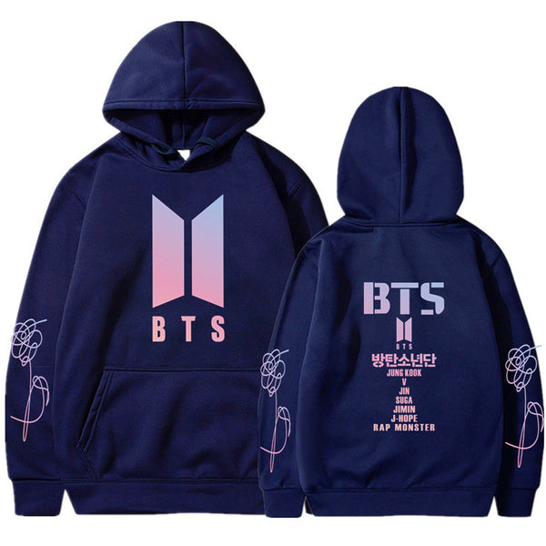 K-pop Hoodie Teen Pullover Fashion Casual Hoodie Men's and Women's Hoodie