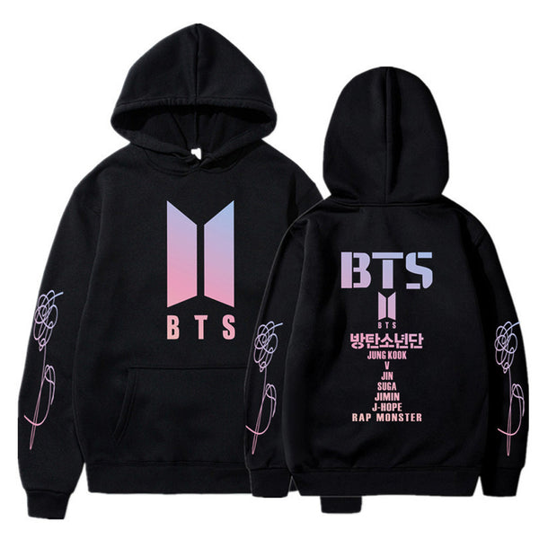 K-pop Hoodie Teen Pullover Fashion Casual Hoodie Men's and Women's Hoodie