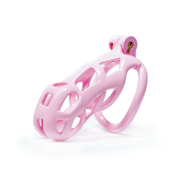 Nylon Resin Pink Chastity Cage, Comfortable Chastity Cage, Plastic Sissy Chastity, Male Chastity Device, Penis Chastity, Bondage, Plastic, 2