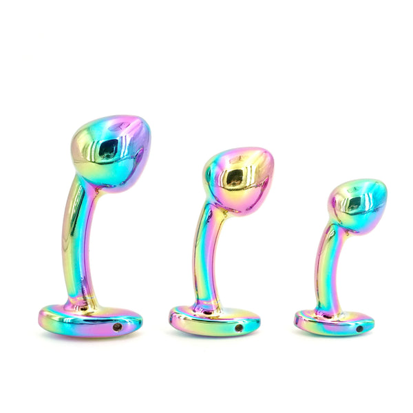 3 Sizes Metal Silver Anal Butt Plug G Spot Expansion Anus Masturbation Mature Sex Toys Tail Anus Stimulator