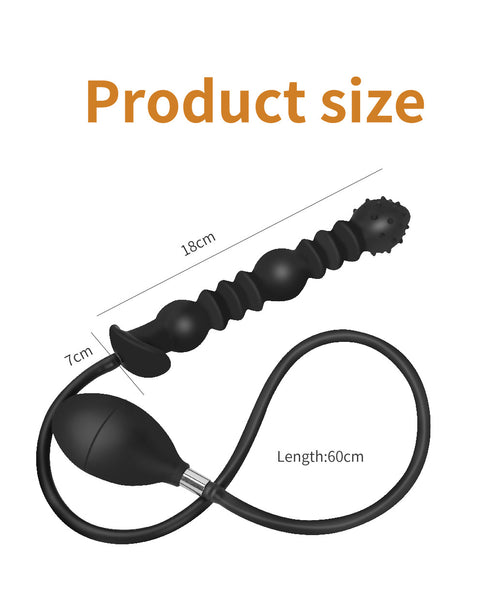 Inflatable Anal Dilator Plug. Huge Butt Dildo Vagina Anus Expansion Prostate Massage Ass Dilator Sex Adult Toys Gay Mature Fetish Silicone