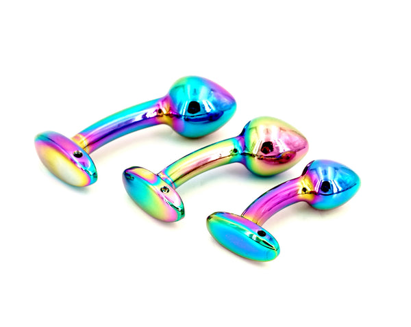 3 Sizes Metal Silver Anal Butt Plug G Spot Expansion Anus Masturbation Mature Sex Toys Tail Anus Stimulator