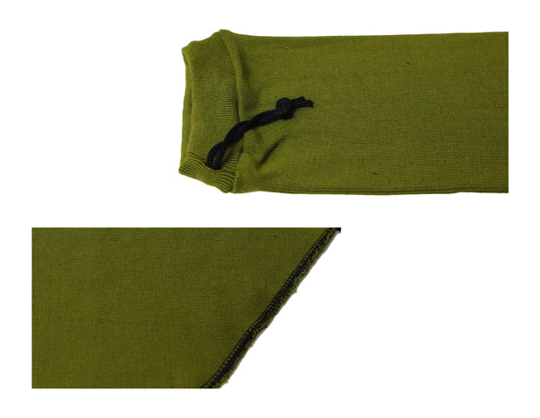 54 Inches Knit Gun Sock for Rifle and Shotguns,Greens Anti-Rust, Silicone Treated, Drawstring Closure