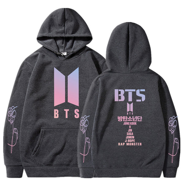 K-pop Hoodie Teen Pullover Fashion Casual Hoodie Men's and Women's Hoodie