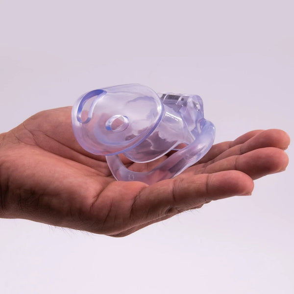 Men's Clear Resin Holy Trainer Chastity Cage