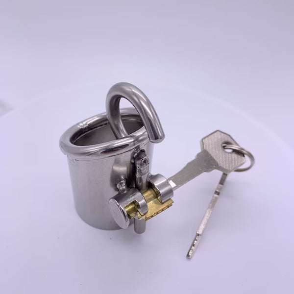 3mm and 5mm Stainless Steel PA Puncture Chastity Device