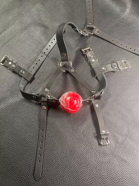 Harness Gag - Silicone ball - Mature