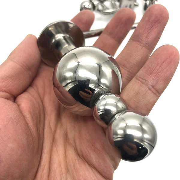 Male Cage Chastity Device Stainless Steel Beads Urethral Catheter Belt Cock Cage