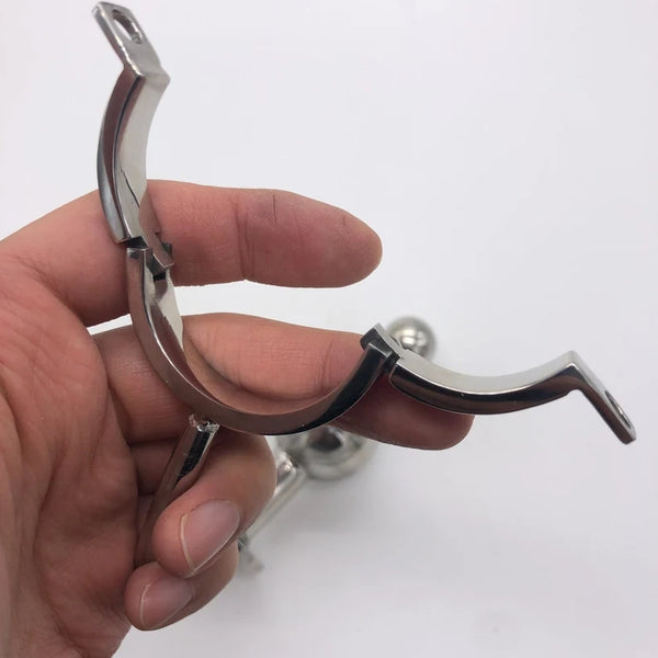 Male Cage Chastity Device Stainless Steel Beads Urethral Catheter Belt Cock Cage