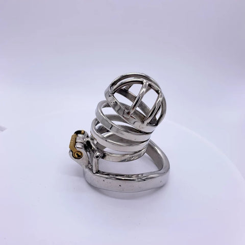 Male Stainless Steel Chastity Device Lock Penis Cage