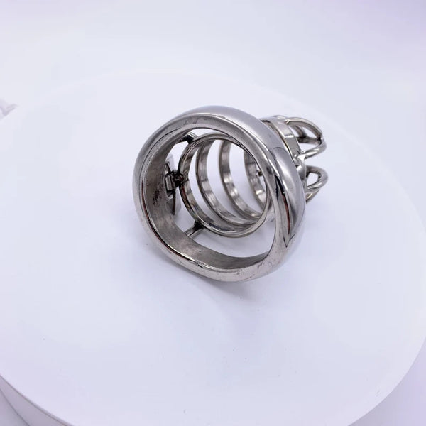 Male Stainless Steel Chastity Device Lock Penis Cage