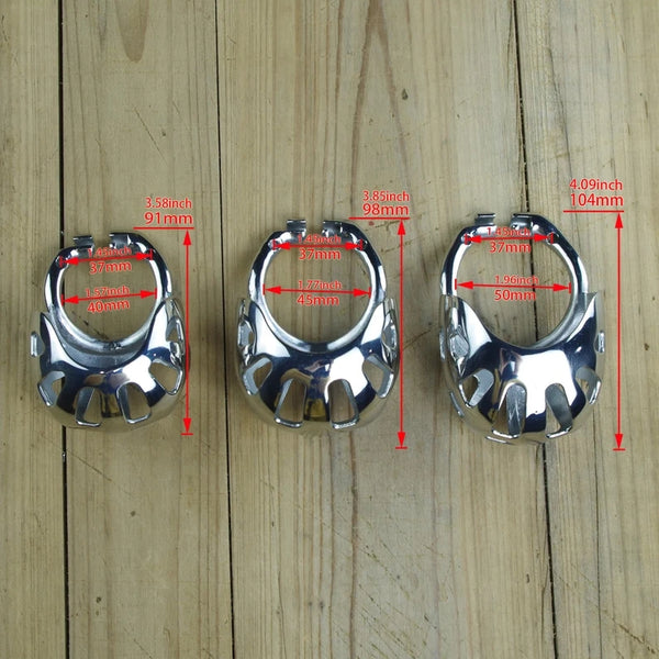 Male Chastity Device Stainless Steel Short Cock Penis Cage For Male Relief Toy