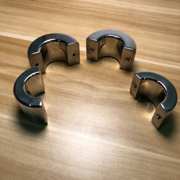 960G 610G Weight Stainless Steel Metal Screw Locking Penis Scrotum Testicle Lock