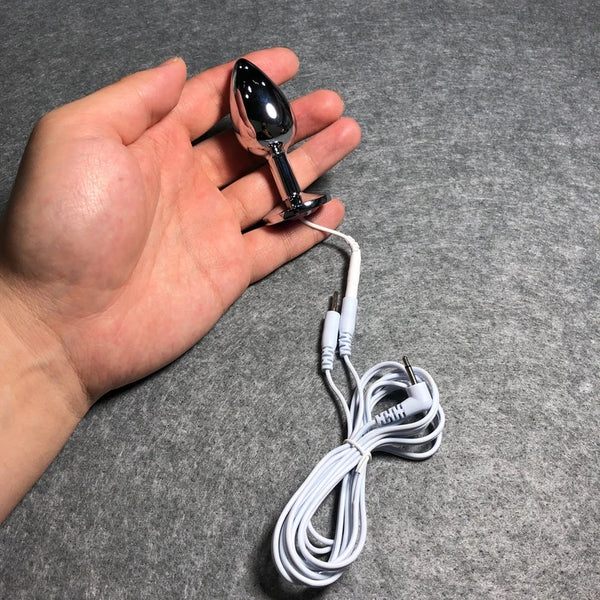 Electric Shock E Stim Kit Catheter Urethral Sound and Anal Plug Electrosex Toy Gear