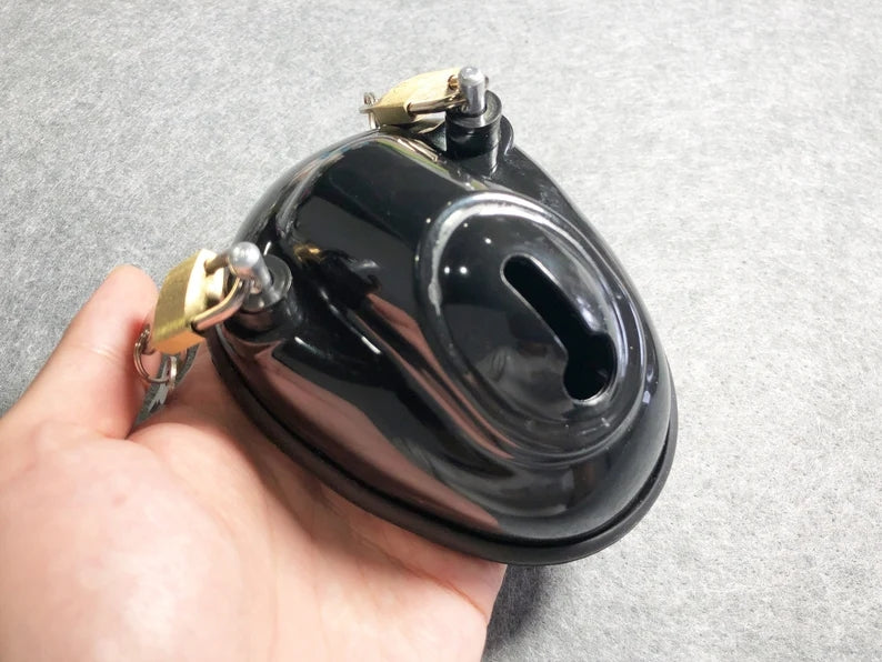 Bowl Shape Male Plastic Chastity Device Cock Cages