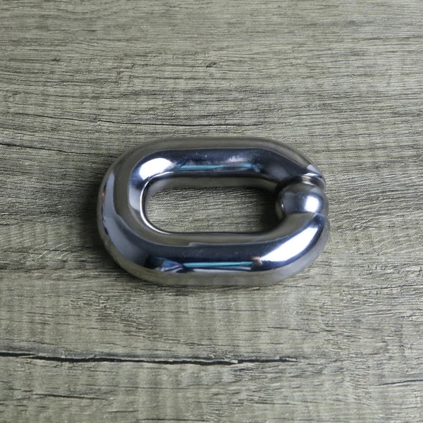 Steel Ball Stretcher,Heavy Weight Scrotum Ring,Cock Ring,Engraving