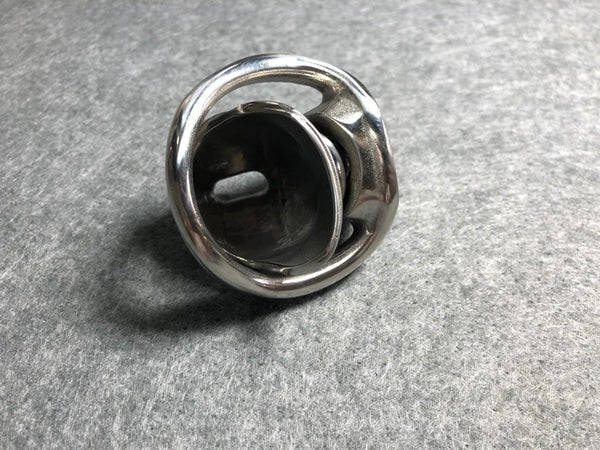 Pleasurable Stainless Steel Male Chastity Device,Short Small Cock Cage
