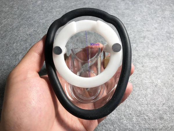 Bowl Shape Male Plastic Chastity Device Cock Cages
