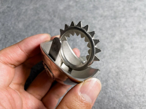 Stainless Steel Male Egg-Type Fully Restraint Chastity Device Cage Bondage