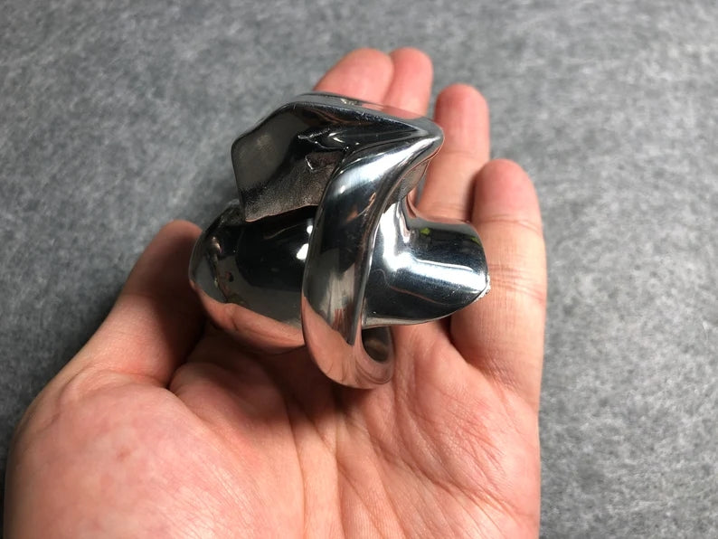 Pleasurable Stainless Steel Male Chastity Device,Short Small Cock Cage