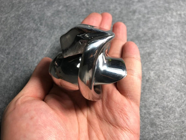 Pleasurable Stainless Steel Male Chastity Device,Short Small Cock Cage