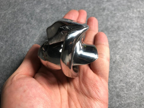 Pleasurable Stainless Steel Male Chastity Device,Short Small Cock Cage