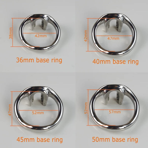 Tiny Stainless Steel Male Chastity, Mini Chastity Cage, Chastity with Invisible Lock Cock cage